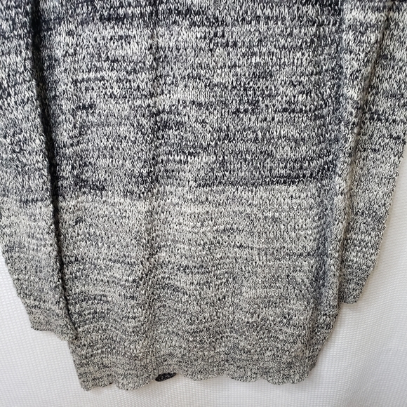 FANTASTIC Zara Men's Med/Lg LONG 100% Cotton Ombre Knit Cardigan Sweater Jacket - Picture 10 of 10